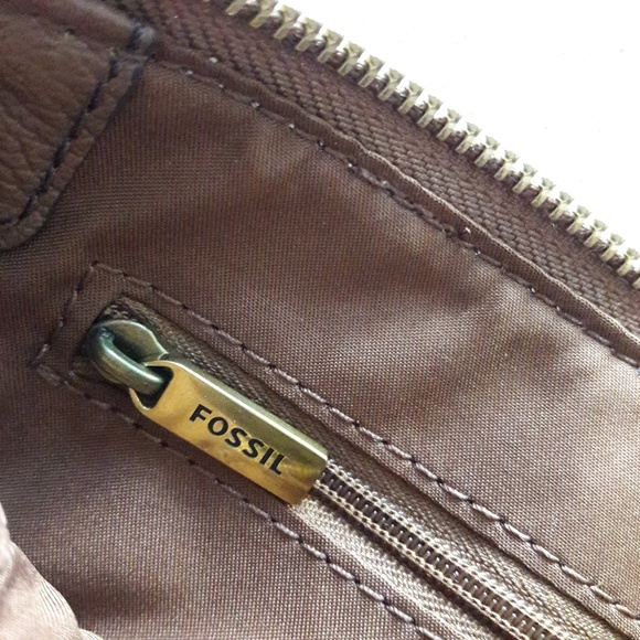 NWT FOSSIL LEATHER CROSSBODY BAG MESSENGER PURSE - Picture 5 of 8